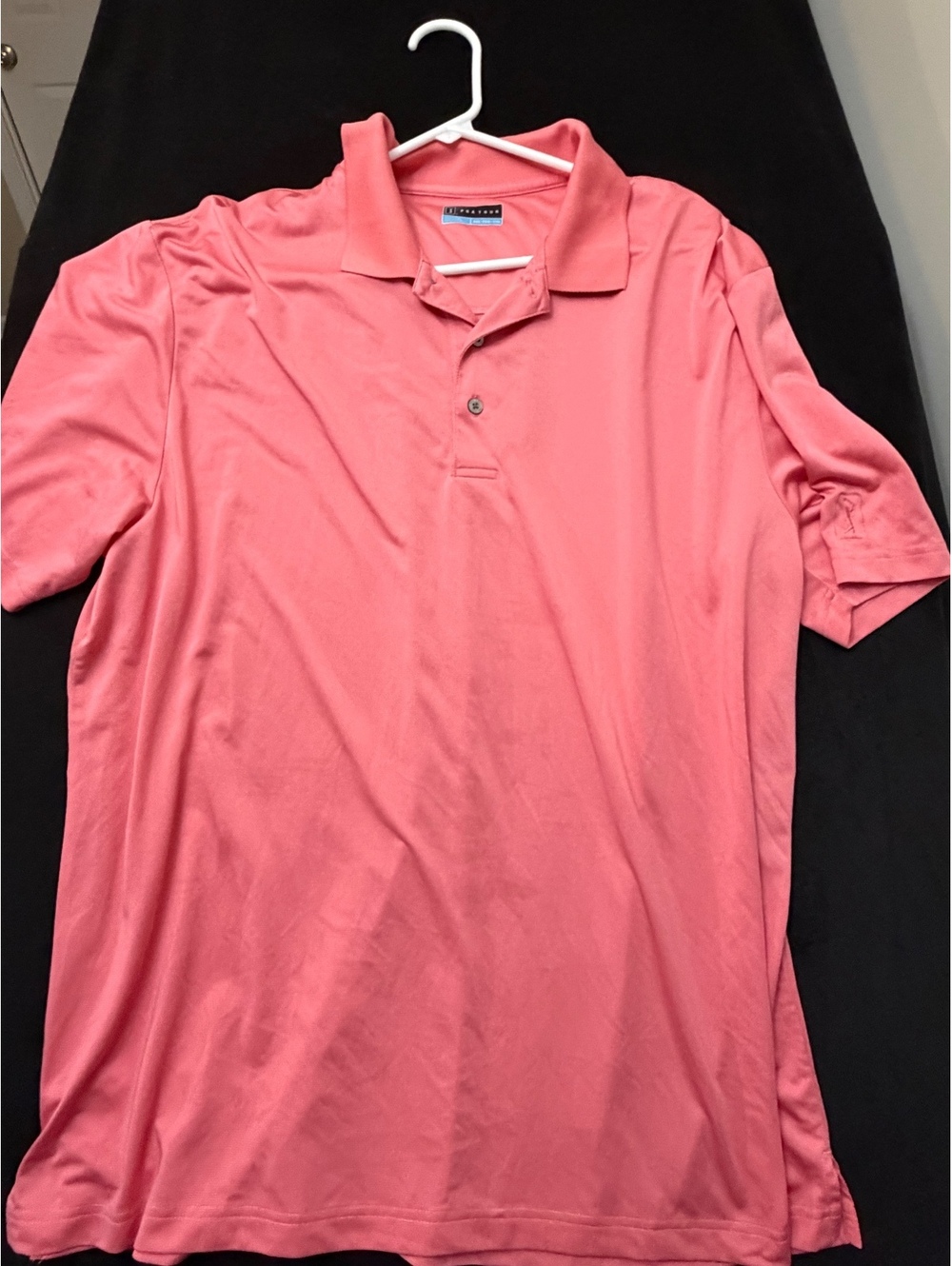 Croft & Barrow Men's Coral Pink Polo Shirt Size XL
